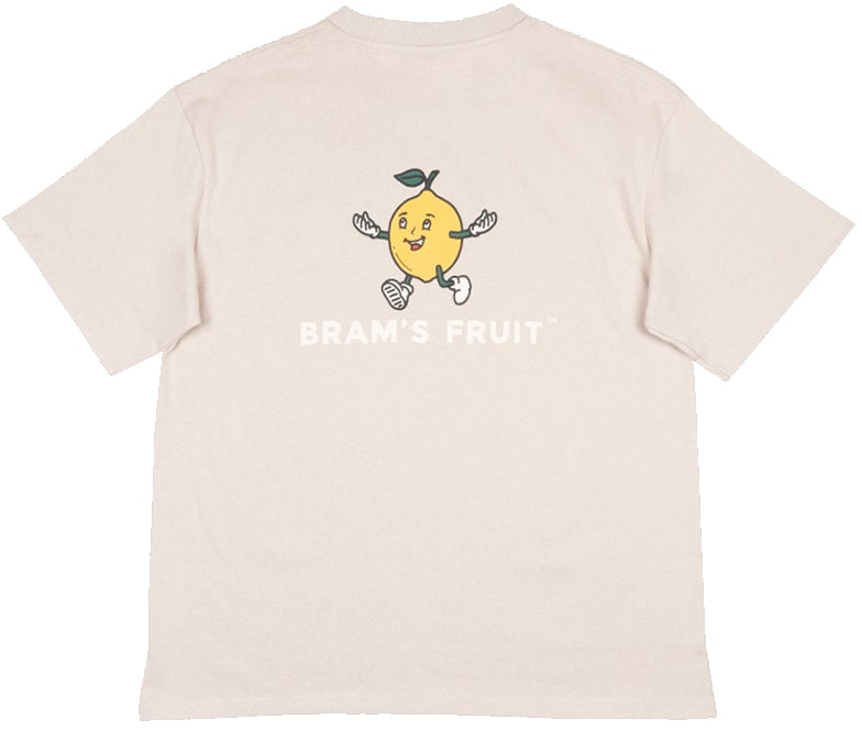 Bram's Fruit Big Lemon T-Shirt - Khaki Groen