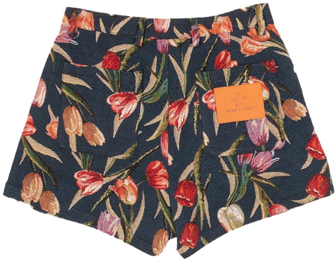 Bram's Fruit Flower Shorts - Dark Navy Blauw