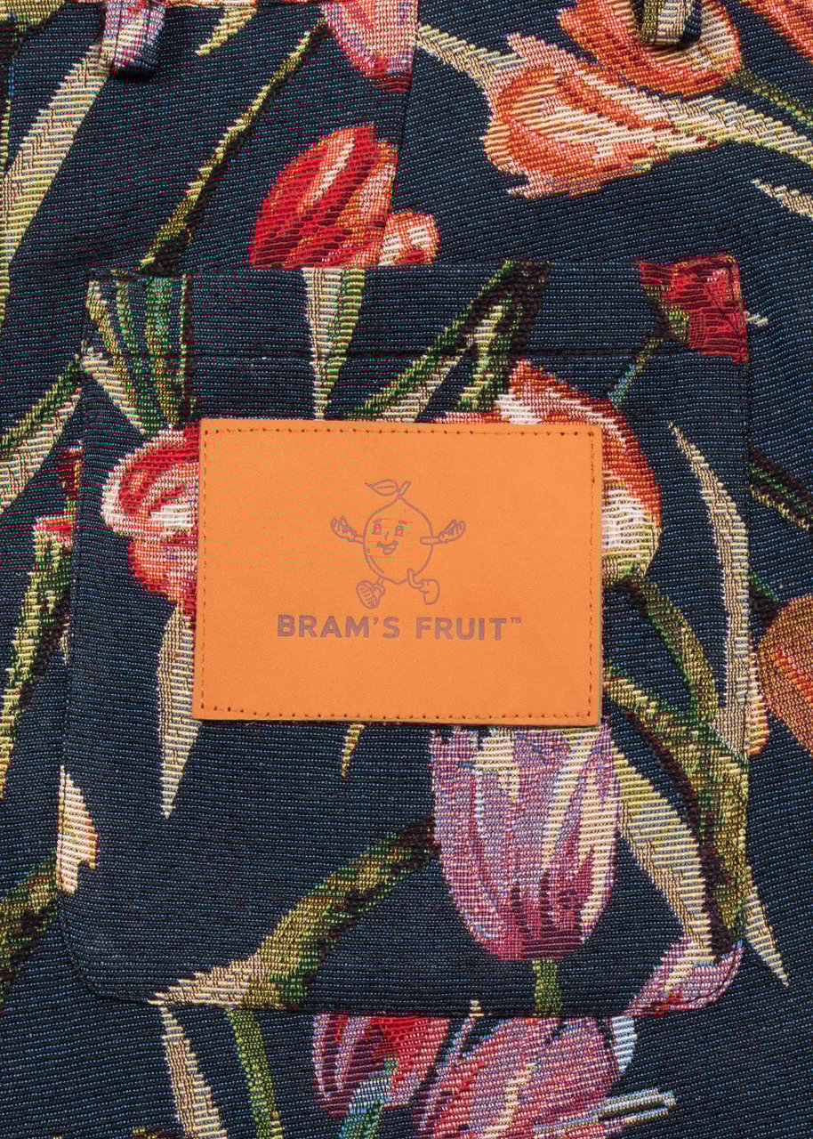 Bram's Fruit Flower Shorts - Dark Navy Blauw