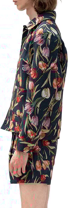 Bram's Fruit Flower Jacket - Dark Navy Blauw
