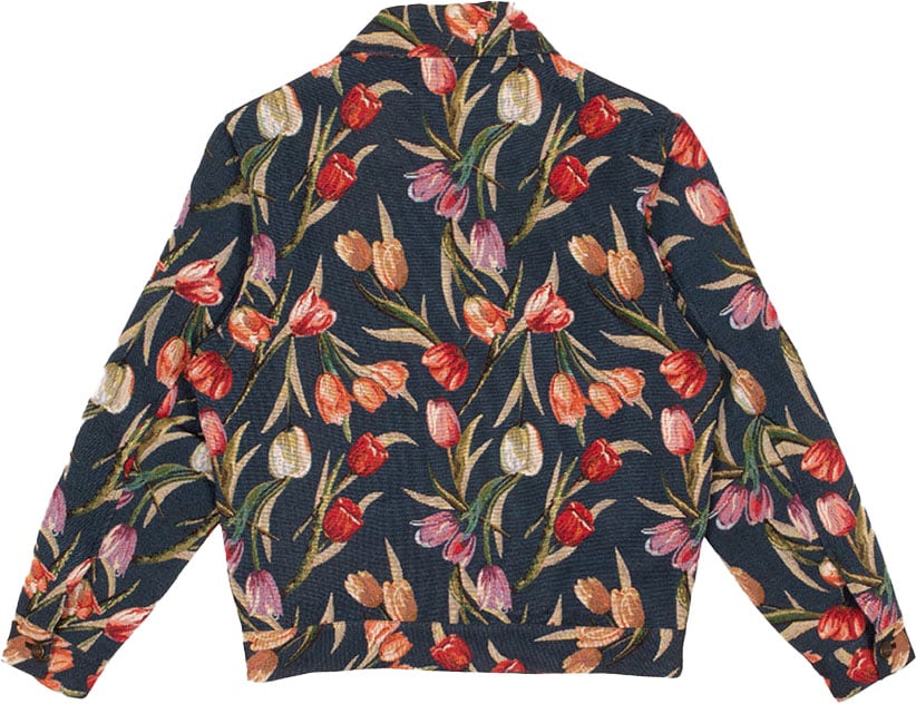 Bram's Fruit Flower Jacket - Dark Navy Blauw
