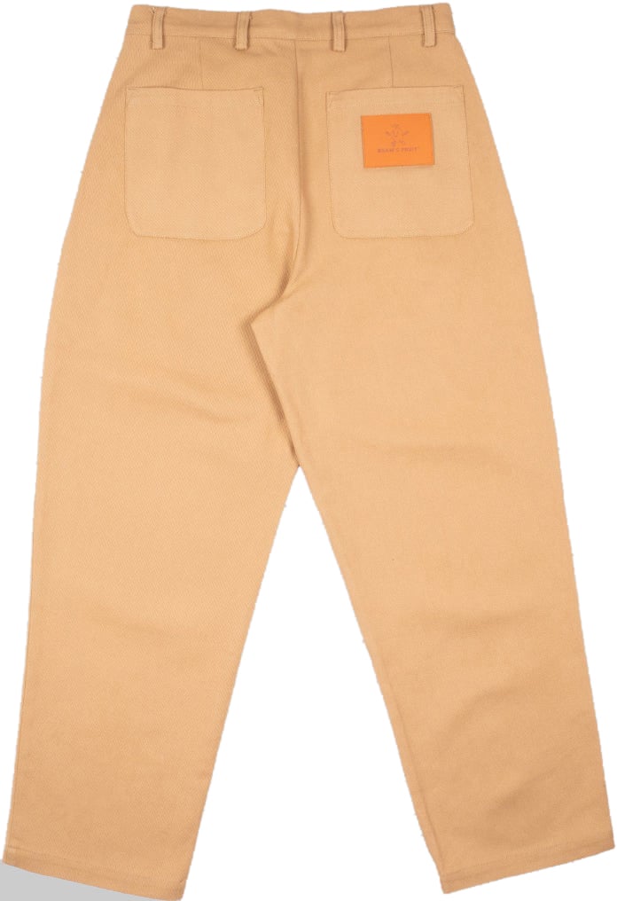 Bram's Fruit Twill Trousers - Khaki Groen