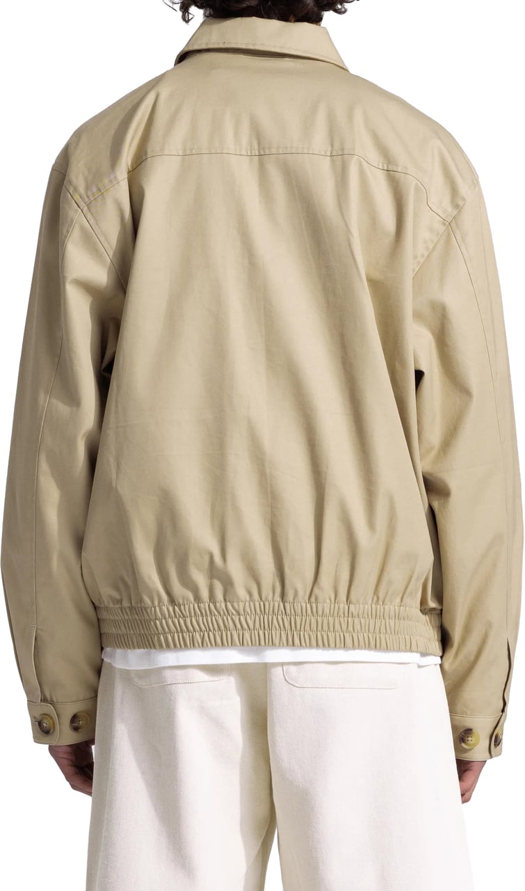 Bram's Fruit Chain Stitch Garden Hose jacket- Beige Beige
