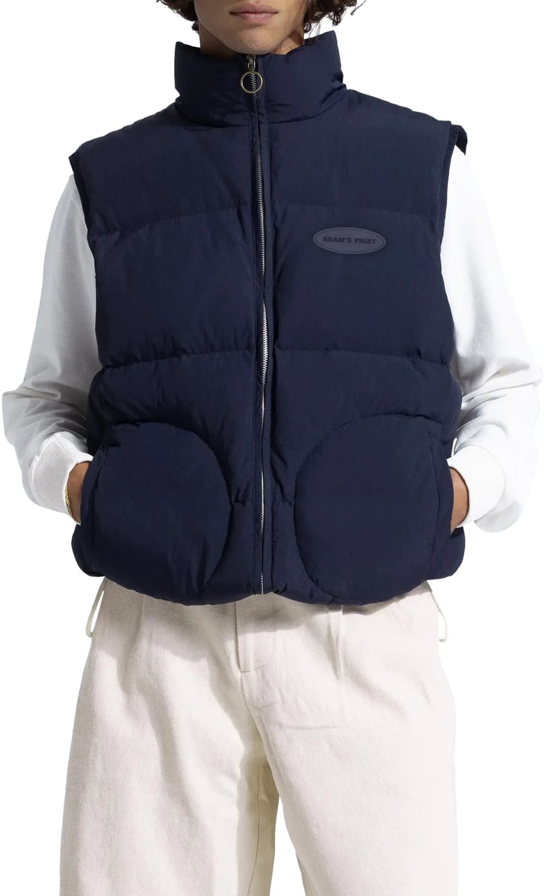 Bram's Fruit Boxing Glove Bodywarmer - Navy Blauw