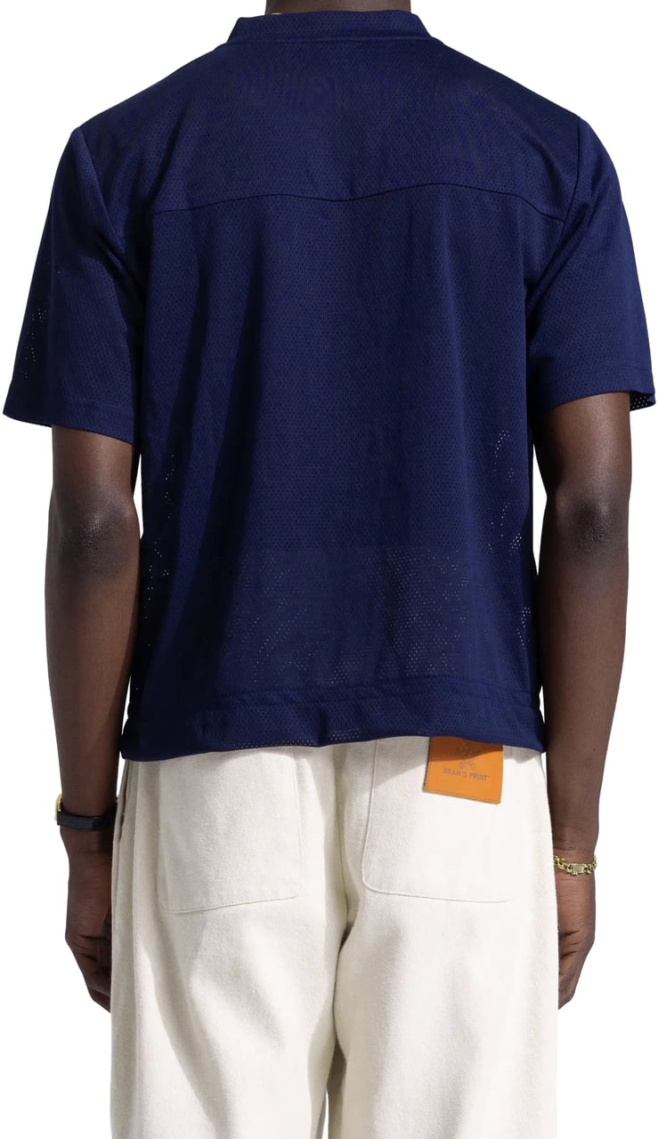 Bram's Fruit Mesh Soccer T-Shirt - Navy Blauw