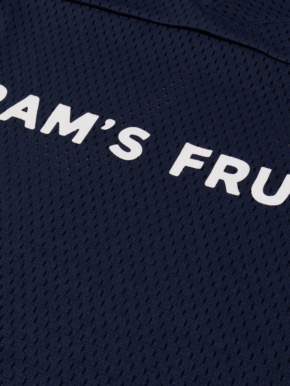 Bram's Fruit Mesh Soccer T-Shirt - Navy Blauw