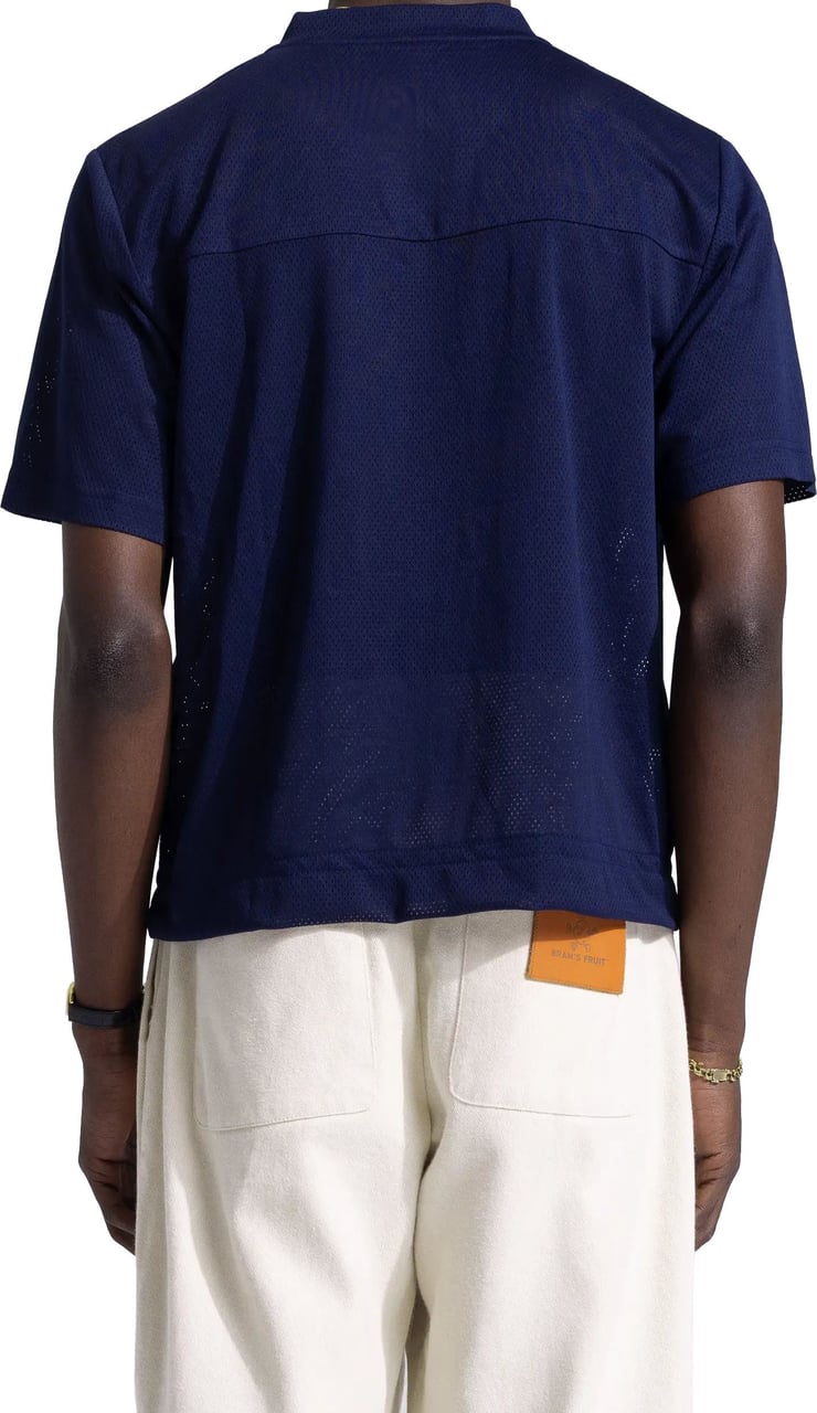 Bram's Fruit Mesh Soccer T-Shirt - Navy Blauw