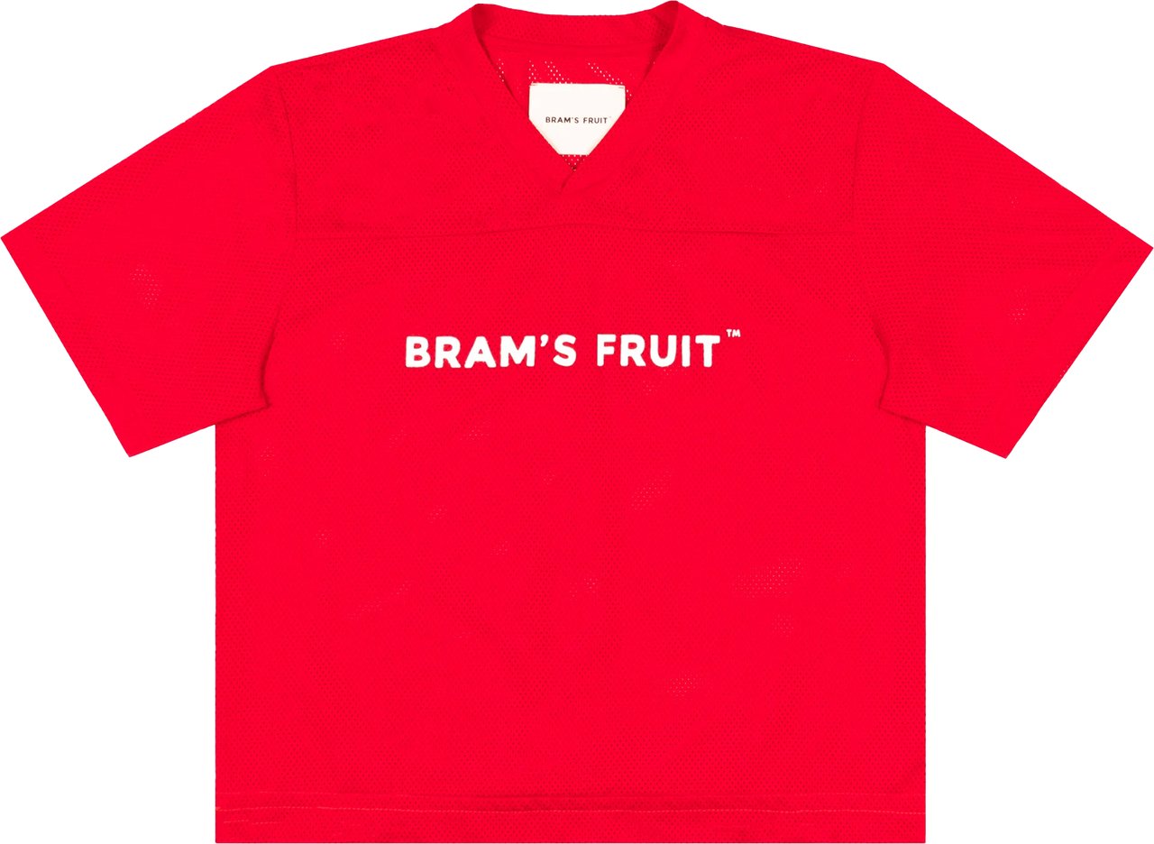 Bram's Fruit Mesh Soccer T-Shirt - Red Rood