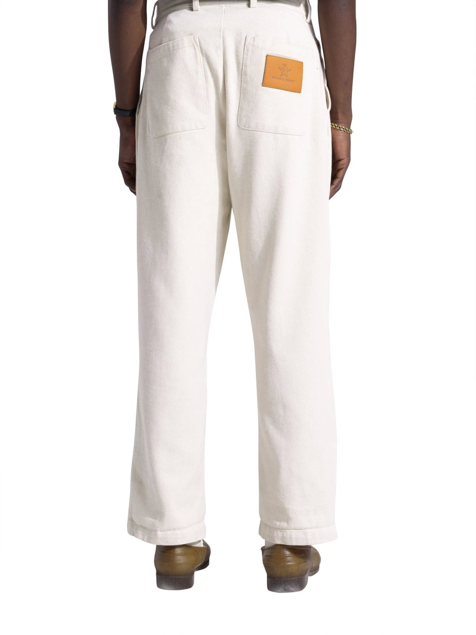 Bram's Fruit Twill Trousers - Beige Beige