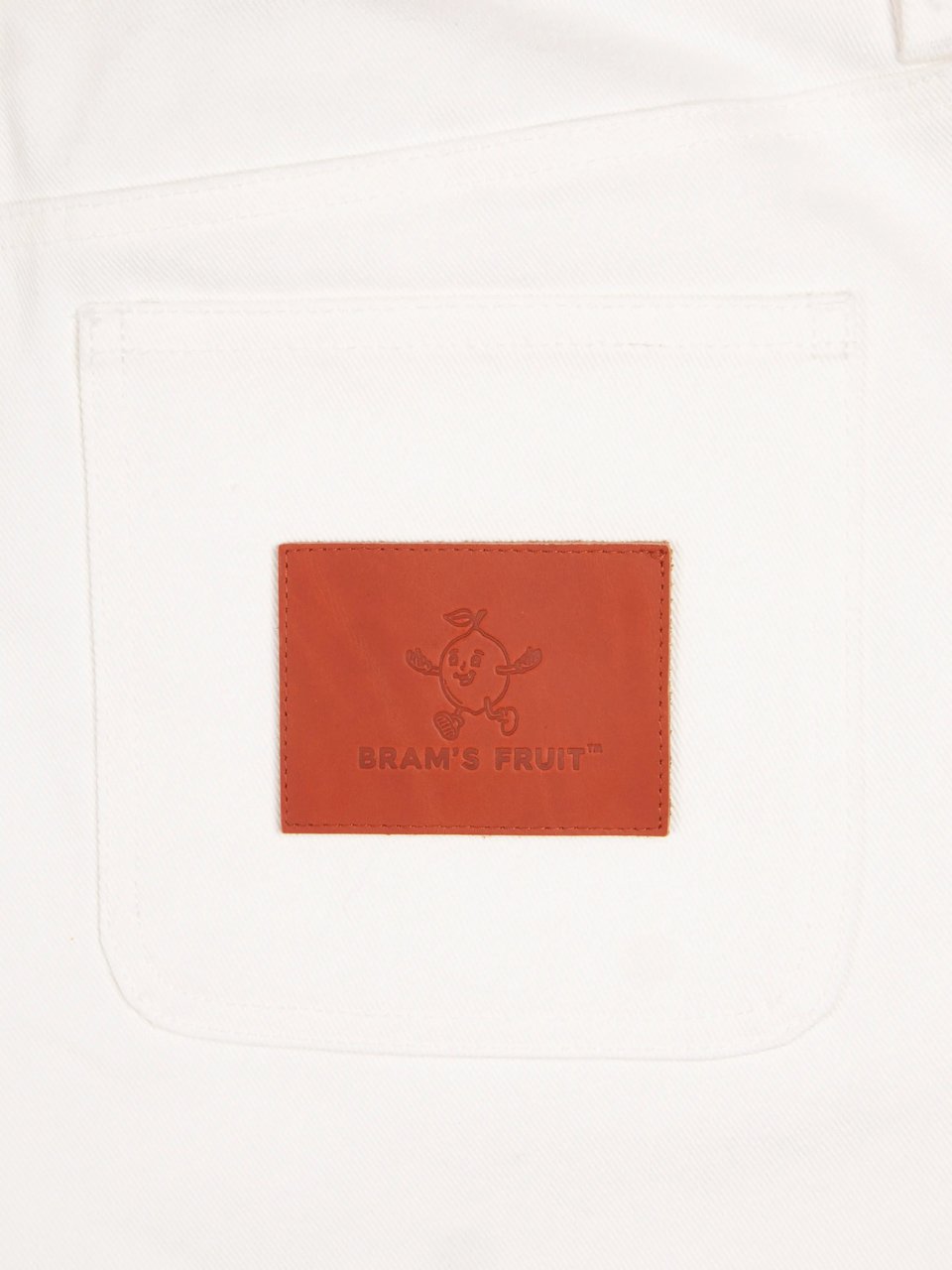 Bram's Fruit Denim Trouser - White Wit