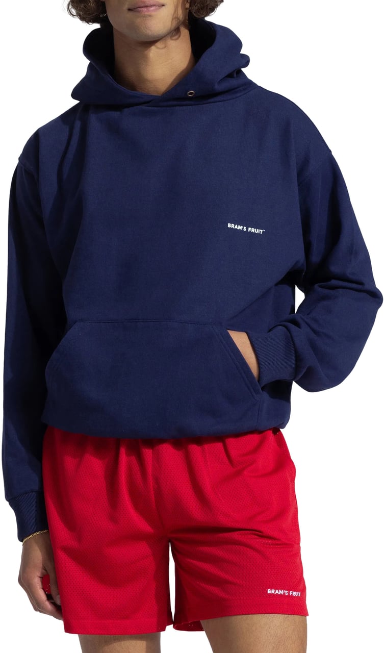Bram's Fruit Eyelet Hoodie - Navy Blauw