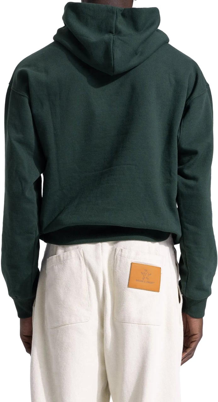 Bram's Fruit Eyelet Hoodie - Dark Green Groen
