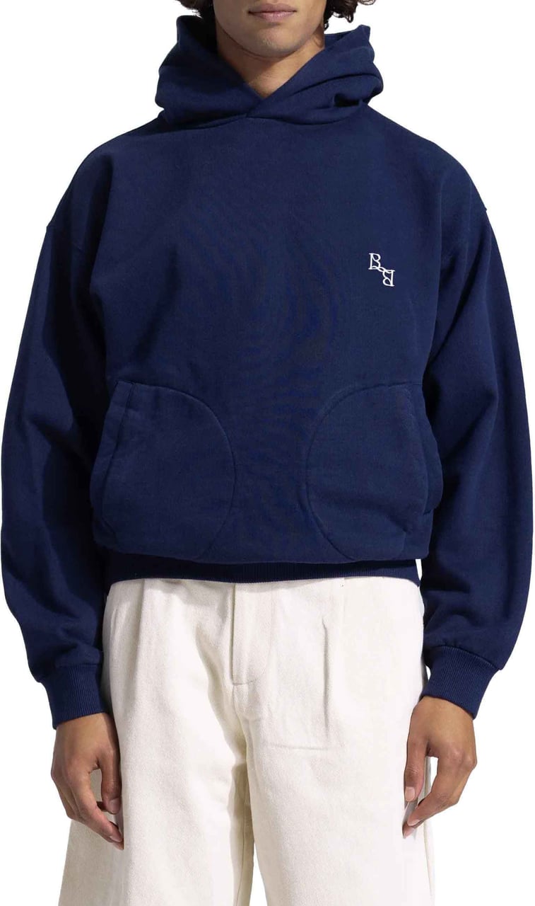 Bram's Fruit Monogram Boxing Glove Hoodie - Navy Blauw