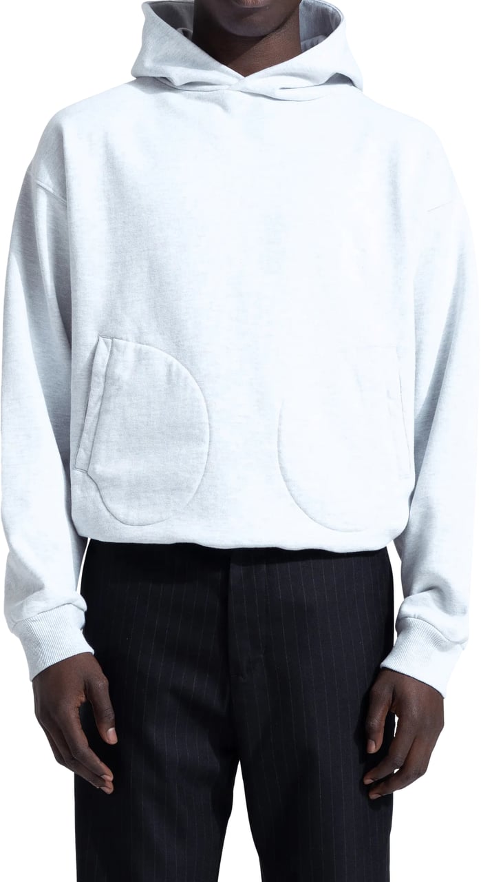 Bram's Fruit Monogram Boxing Glove Hoodie - Grey Melange Grijs