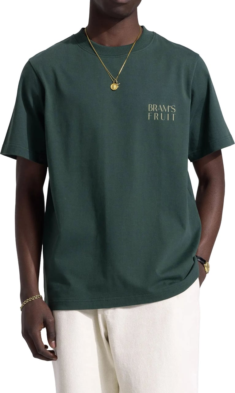 Bram's Fruit Fruit Hotel T-Shirt - Dark Green Groen