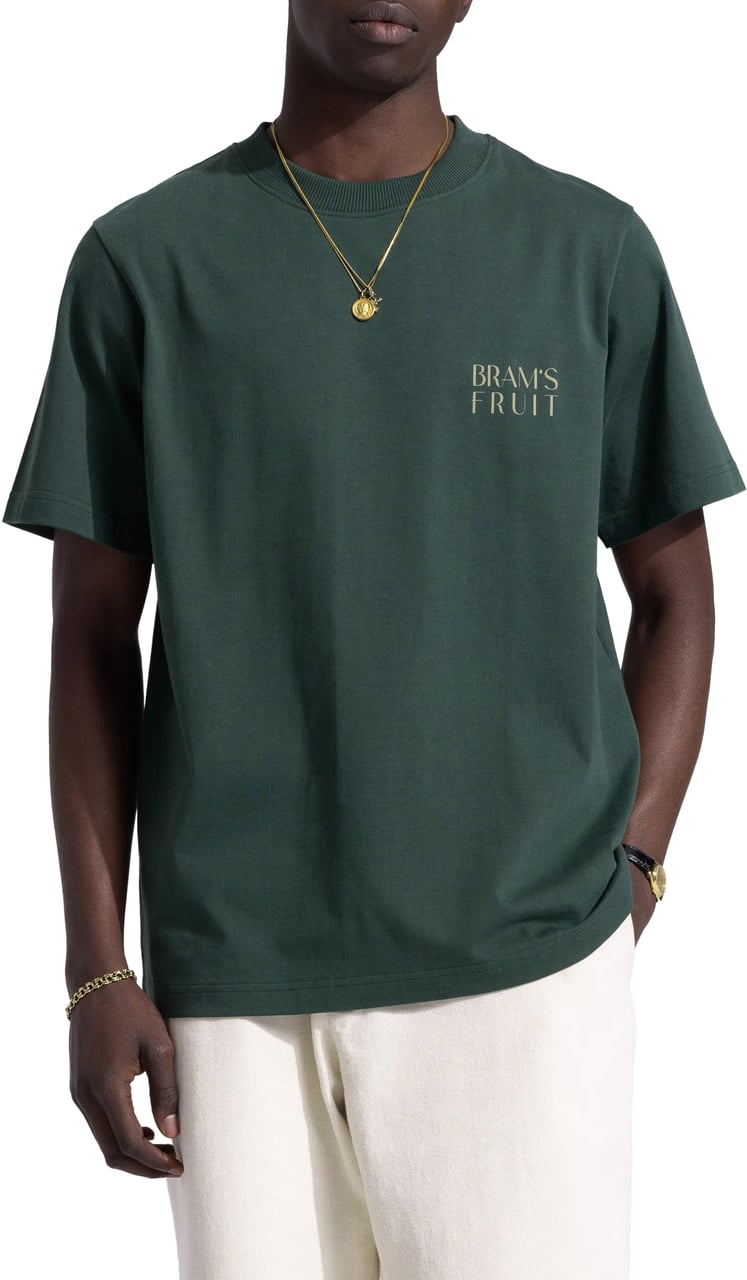 Bram's Fruit Fruit Hotel T-Shirt - Dark Green Groen