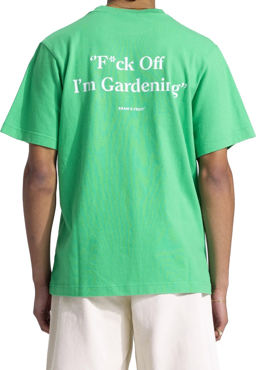 Bram's Fruit F*ck Off I'm Gardening T-Shirt - Lime Green Groen