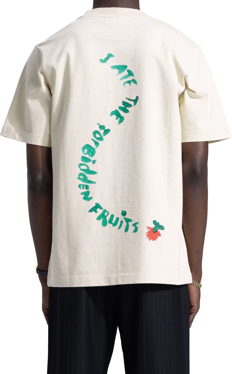 Bram's Fruit Snake Acrylic T-Shirt - Beige Beige