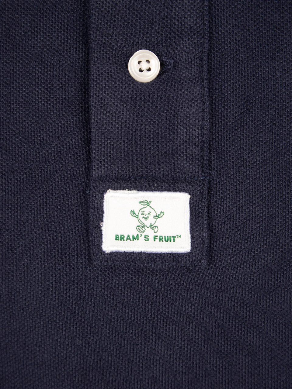 Bram's Fruit Pique Polo - Navy Blauw