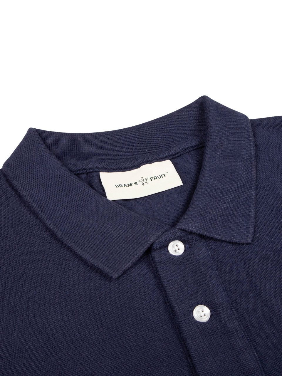 Bram's Fruit Pique Polo - Navy Blauw