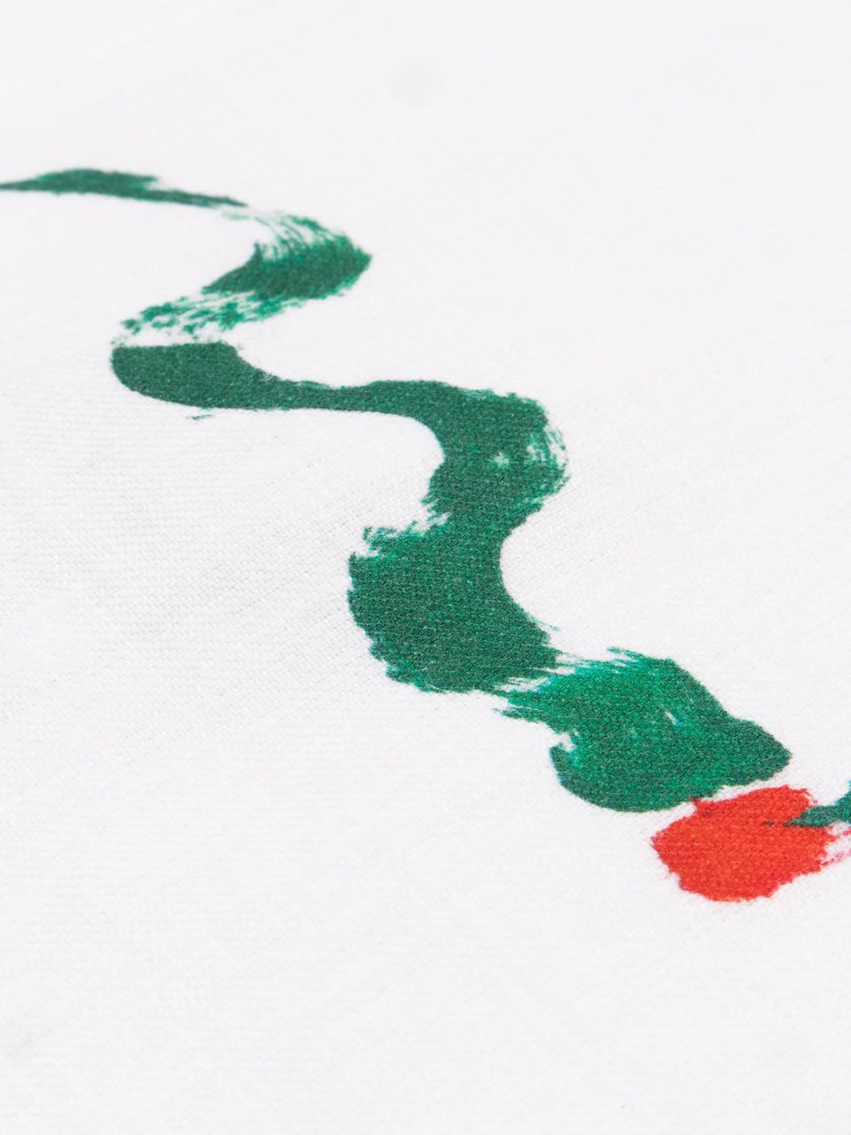 Bram's Fruit Acrylic Caterpillar Shirt Shortsleeve - White Wit