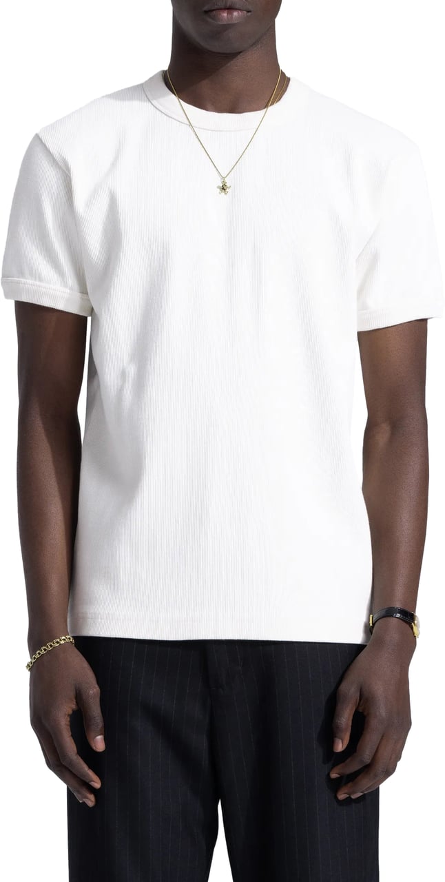 Bram's Fruit Heavy Rib T-shirt - White Wit