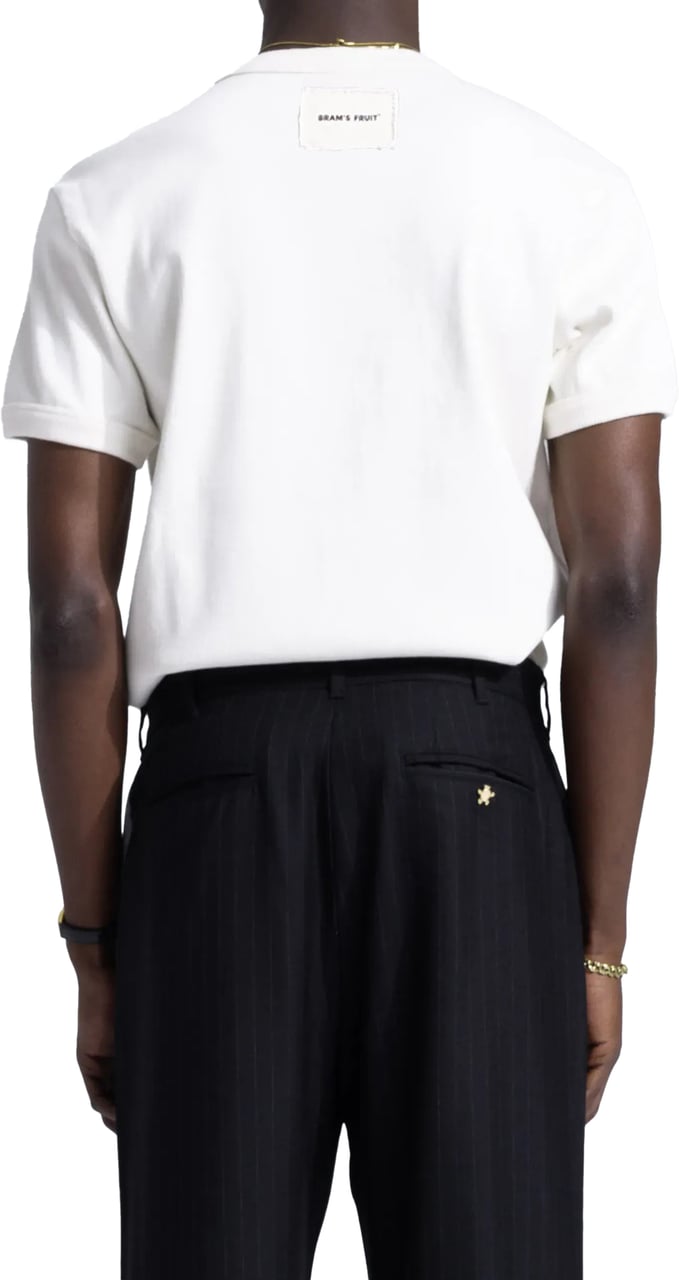 Bram's Fruit Heavy Rib T-shirt - White Wit
