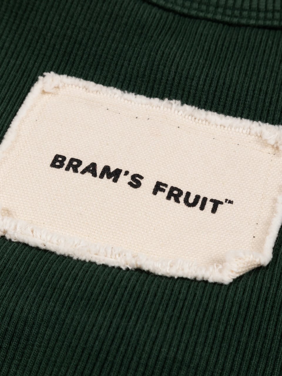 Bram's Fruit Heavy Rib Tanktop - Green Groen