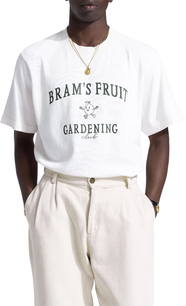 Bram's Fruit Gardening Club T-Shirt - White Wit