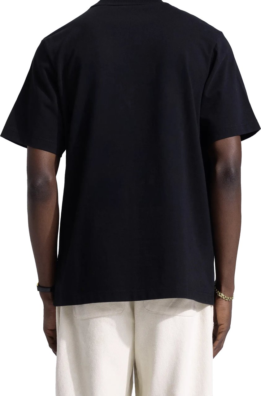 Bram's Fruit Outline T-Shirt - Black Zwart