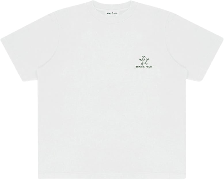Bram's Fruit Outline T-Shirt - White Wit