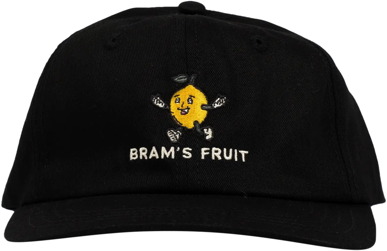 Bram's Fruit Lemon Cap -  Black Zwart
