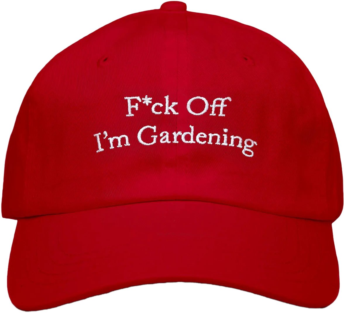 Bram's Fruit F*ck Off i'm Gardening Cap - Red Rood