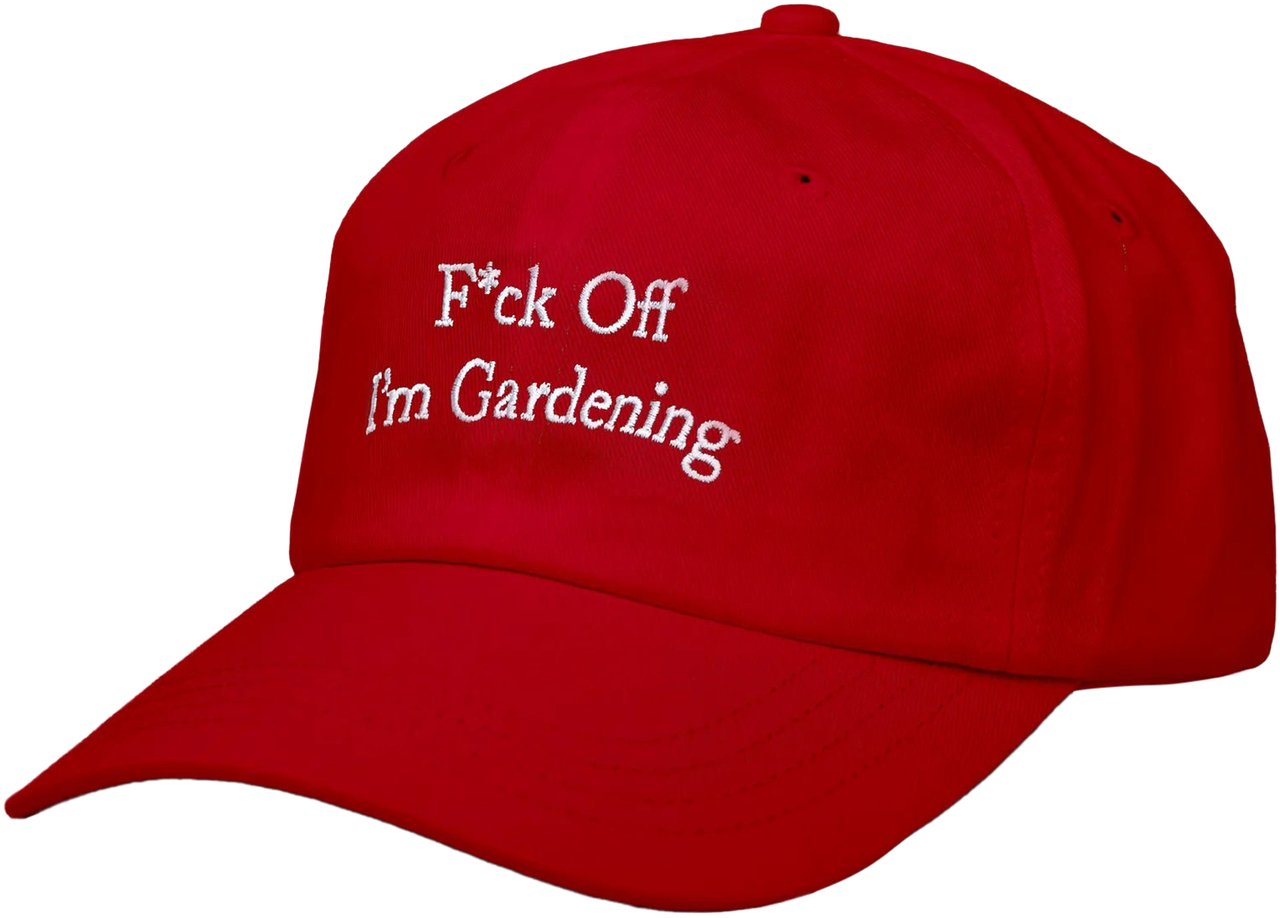 Bram's Fruit F*ck Off i'm Gardening Cap - Red Rood