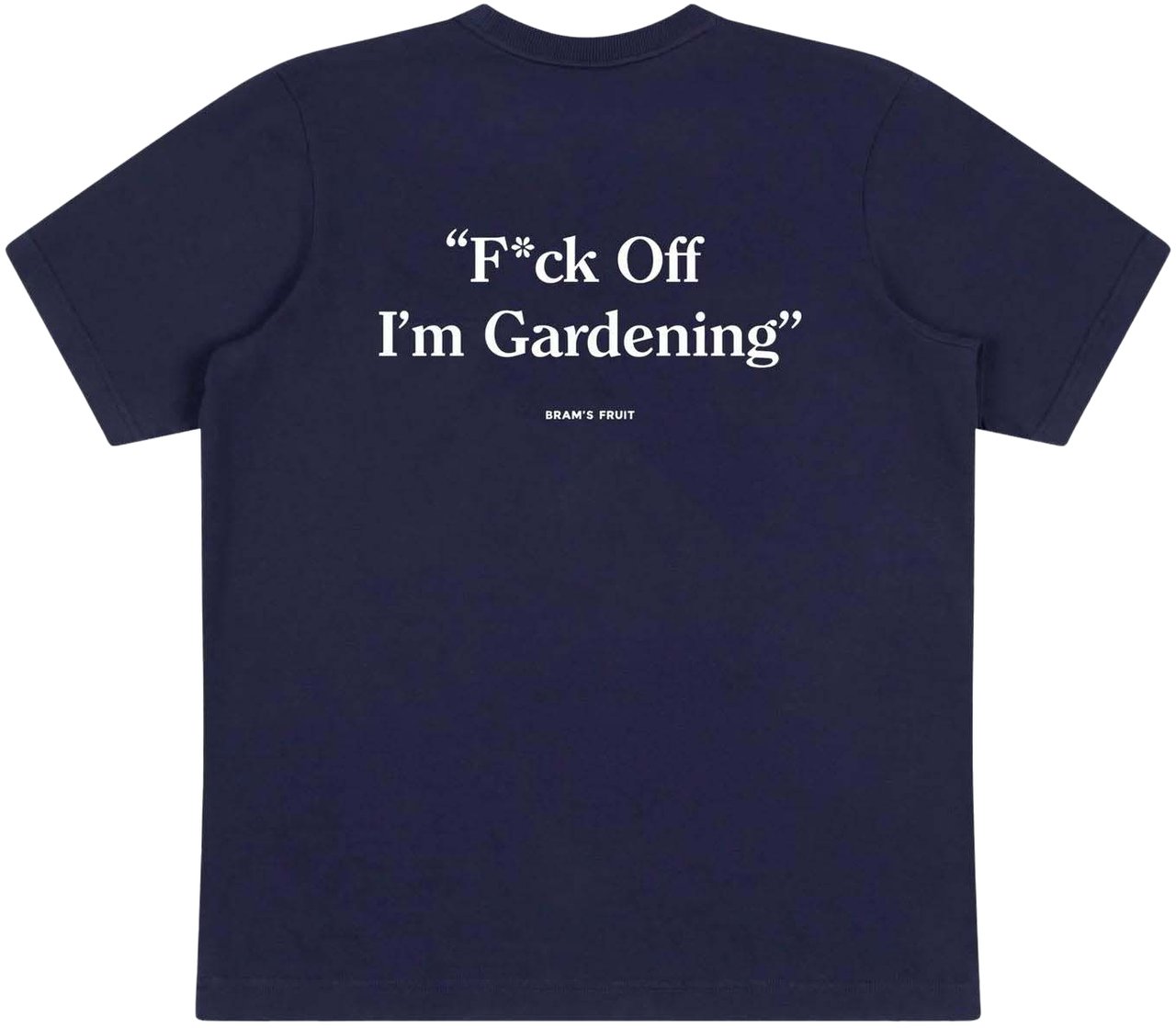 Bram's Fruit Heren Fuck Off T-shirt Blauw Blauw