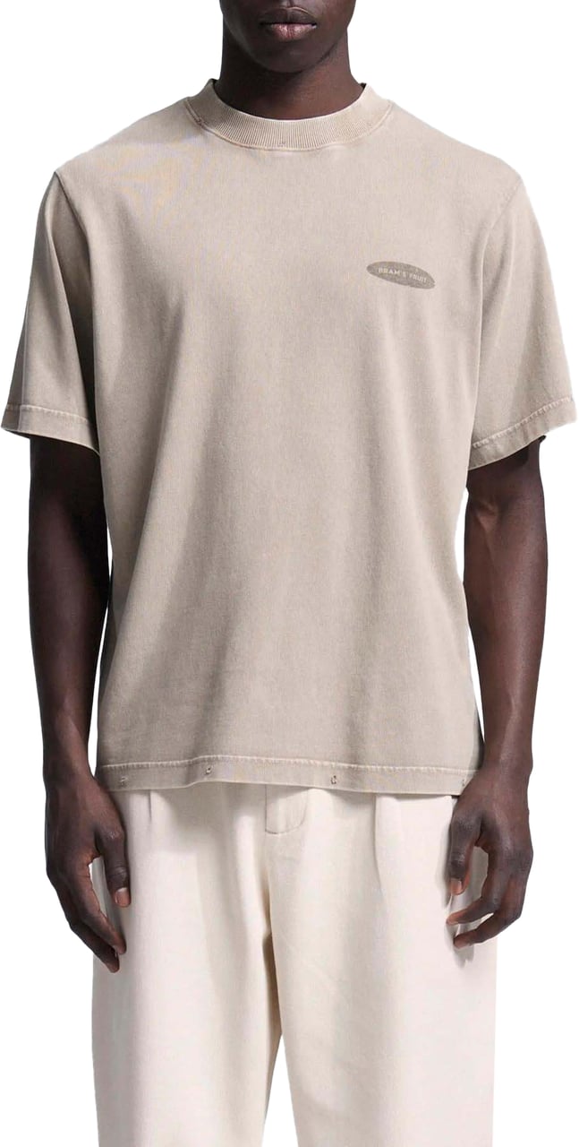 Bram's Fruit Heren Fuck Off T-shirt Beige Beige