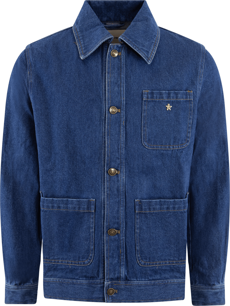 Bram's Fruit Heren Fitted Denim Jacket Blauw