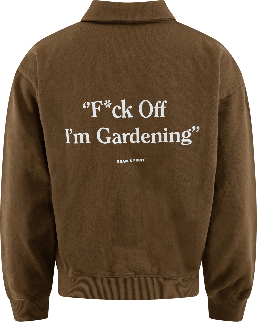 Bram's Fruit Heren F Off I'M Gardening Polo Swea Bruin