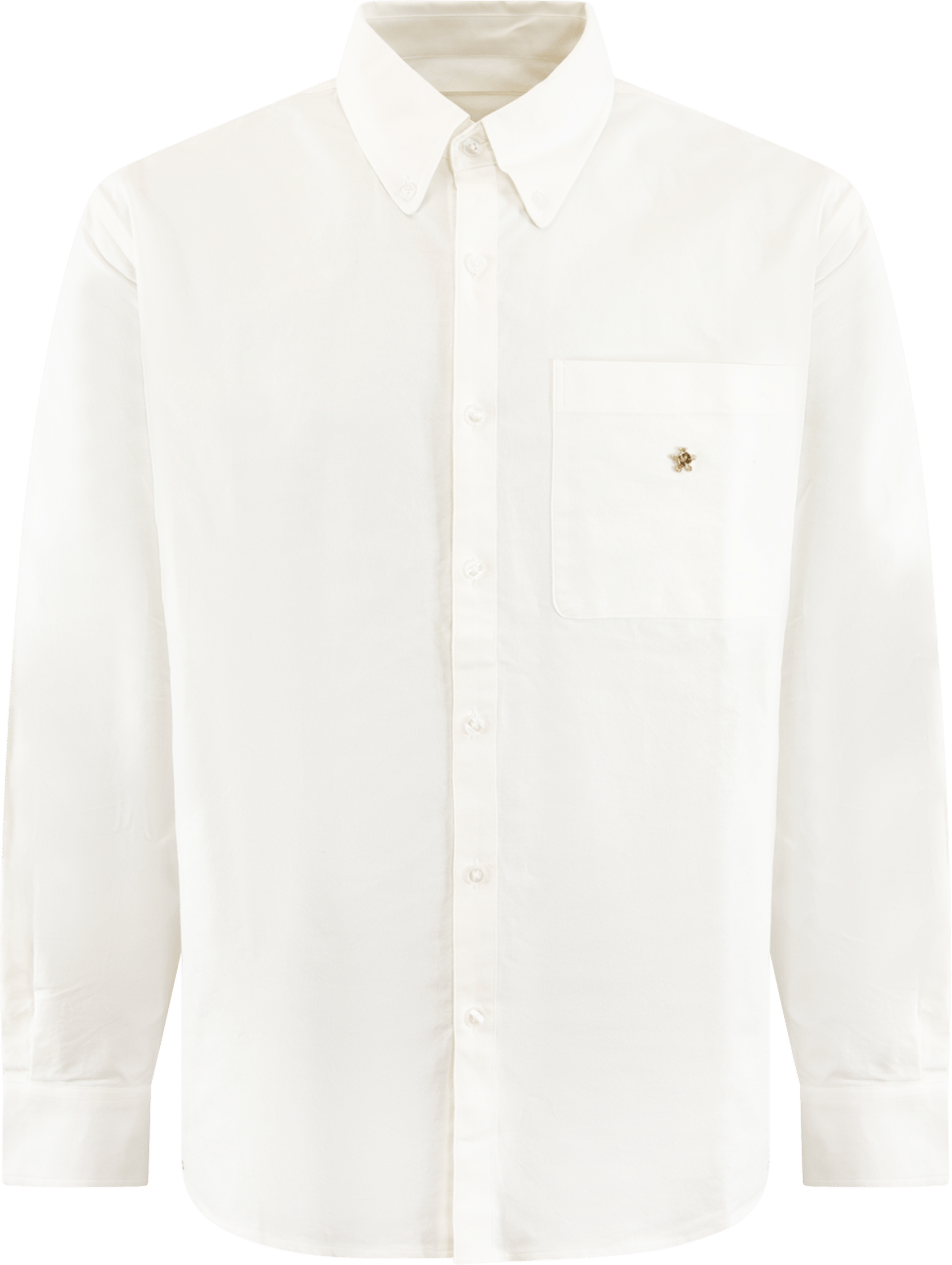 Bram's Fruit Heren Gold Lemon Oxford Shirt Wit