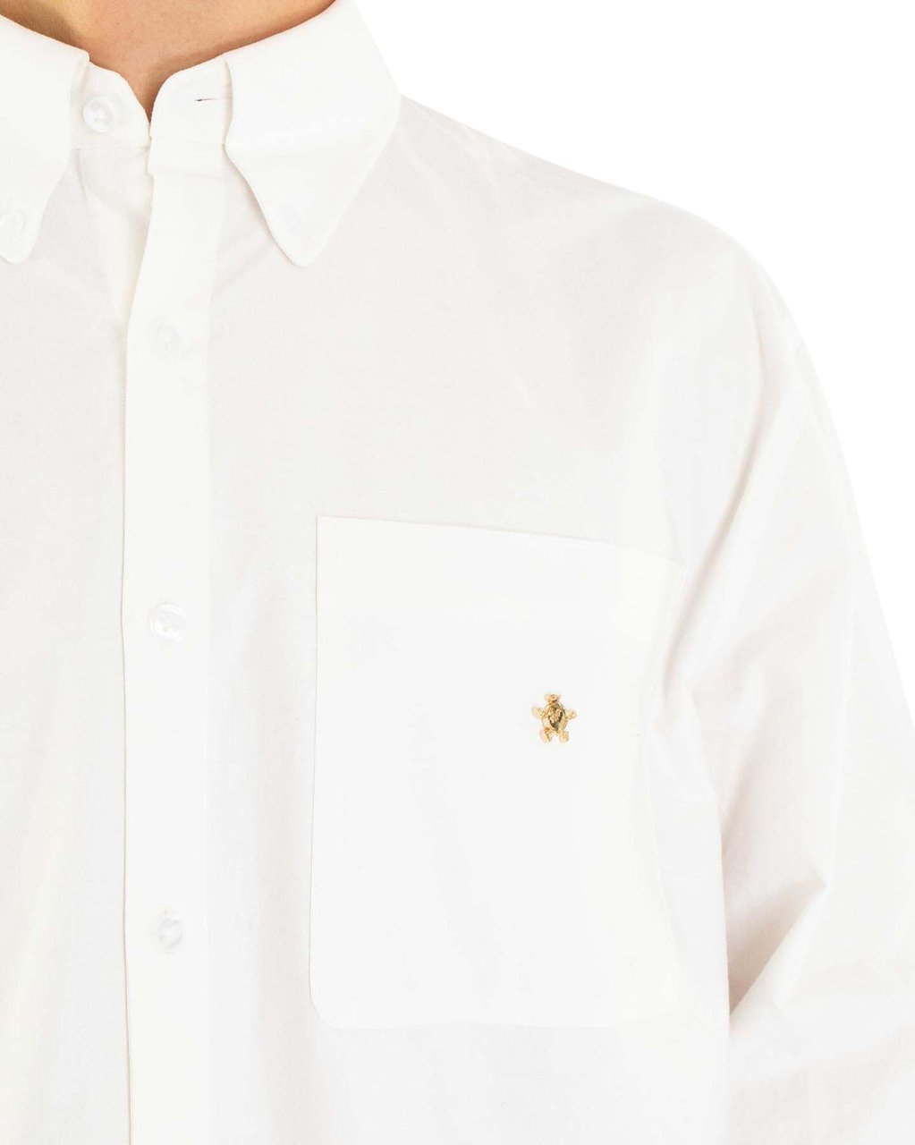 Bram's Fruit Heren Gold Lemon Oxford Shirt Wit