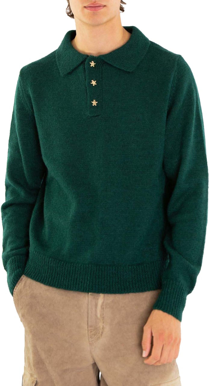 Bram's Fruit Heren Lemon Polo Knit Groen