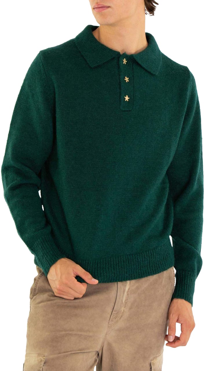 Bram's Fruit Heren Lemon Polo Knit Groen