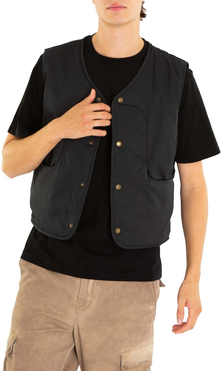 Bram's Fruit Heren Tuscan Vest Zwart