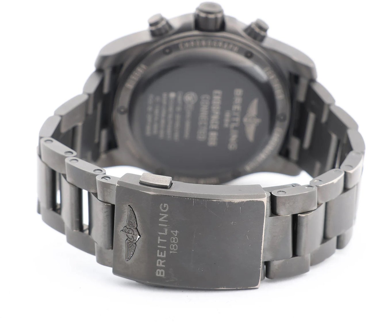 Breitling Breitling Exo space VB5510H1/BE45 6086912 TI AT Digital Black Face Watch Zwart