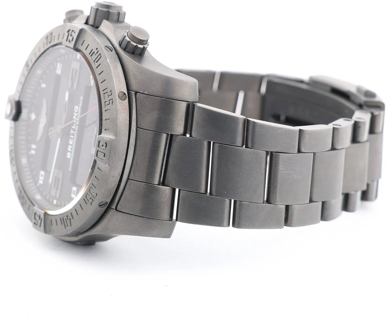 Breitling Breitling Exo space VB5510H1/BE45 6086912 TI AT Digital Black Face Watch Zwart