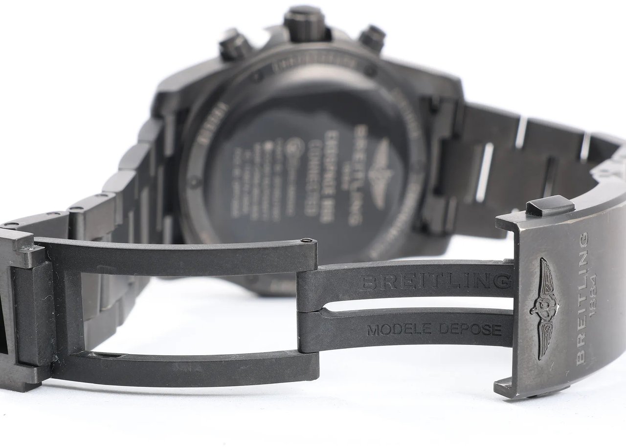 Breitling Breitling Exo space VB5510H1/BE45 6086912 TI AT Digital Black Face Watch Zwart