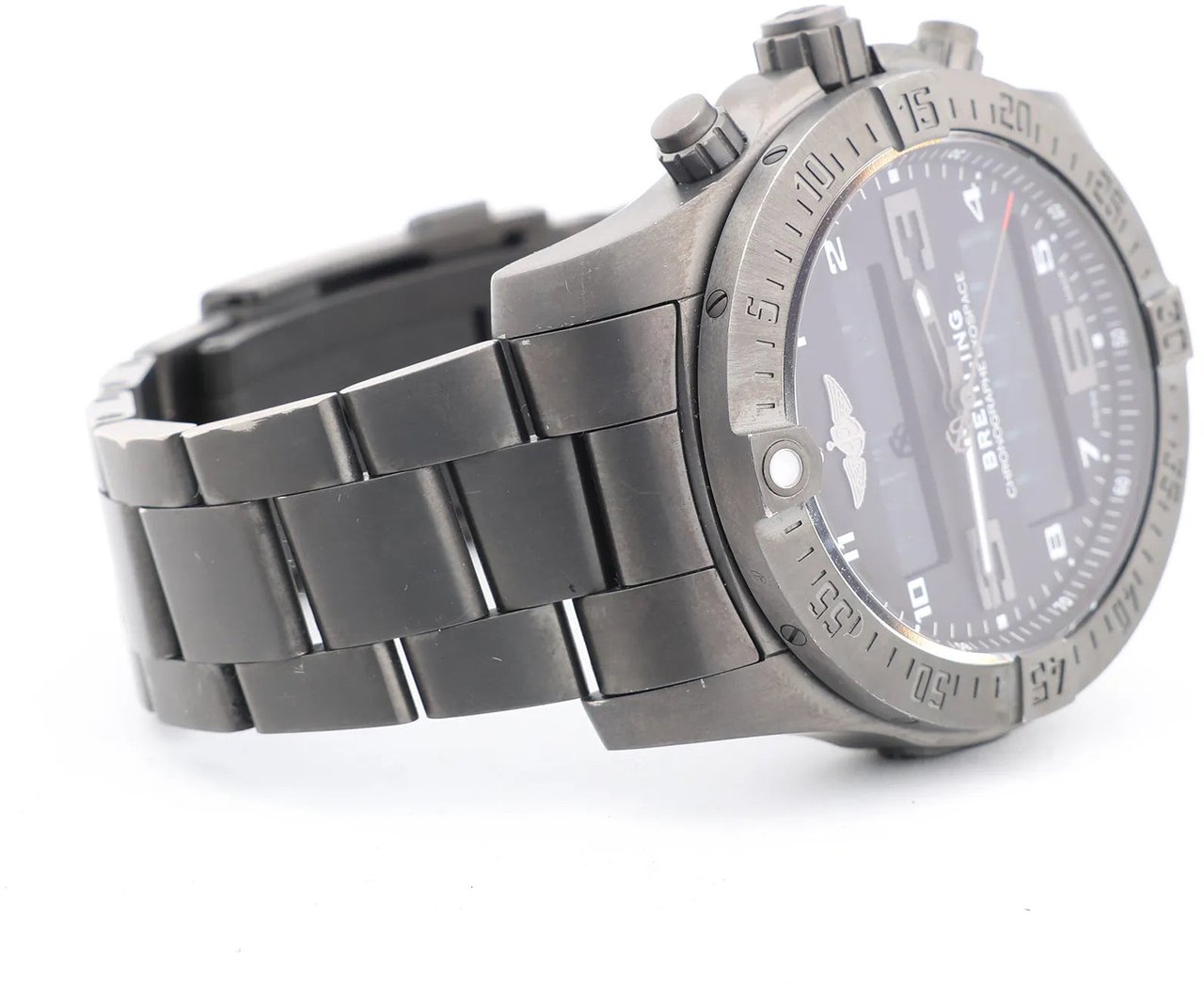Breitling Breitling Exo space VB5510H1/BE45 6086912 TI AT Digital Black Face Watch Zwart