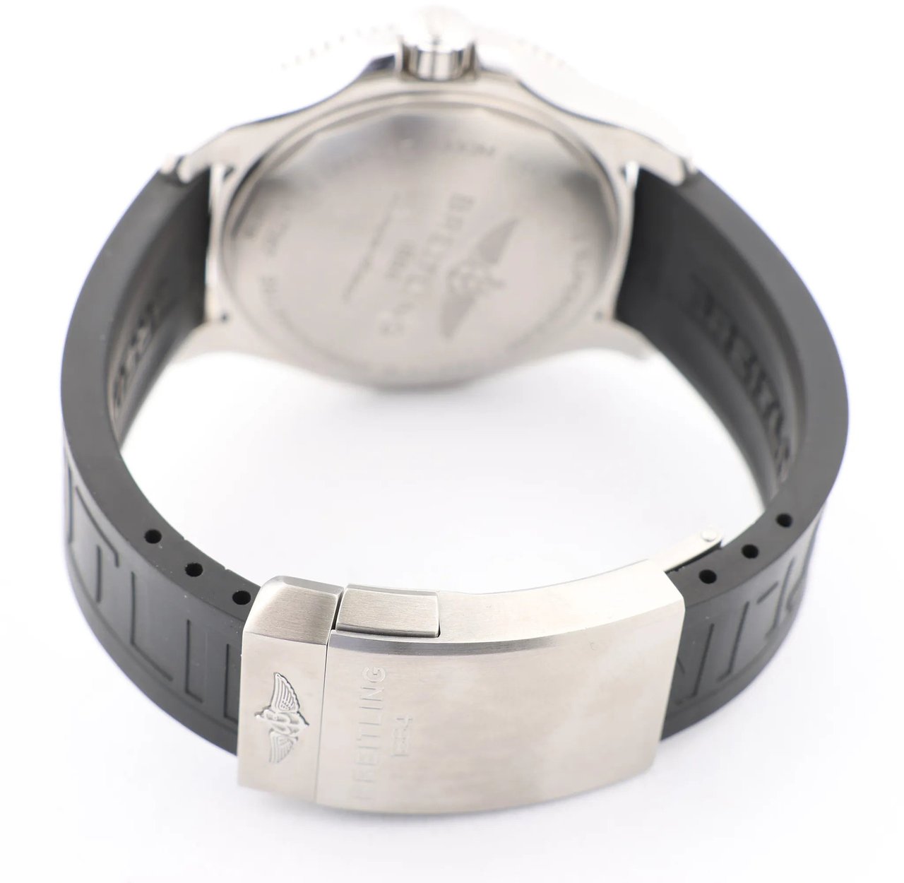 Breitling Breitling Superocean A17367 SS x Rubber AT Watch with Yellow Dial Geel