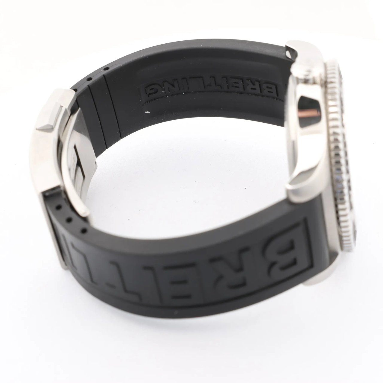 Breitling Breitling Superocean A17367 SS x Rubber AT Watch with Yellow Dial Geel