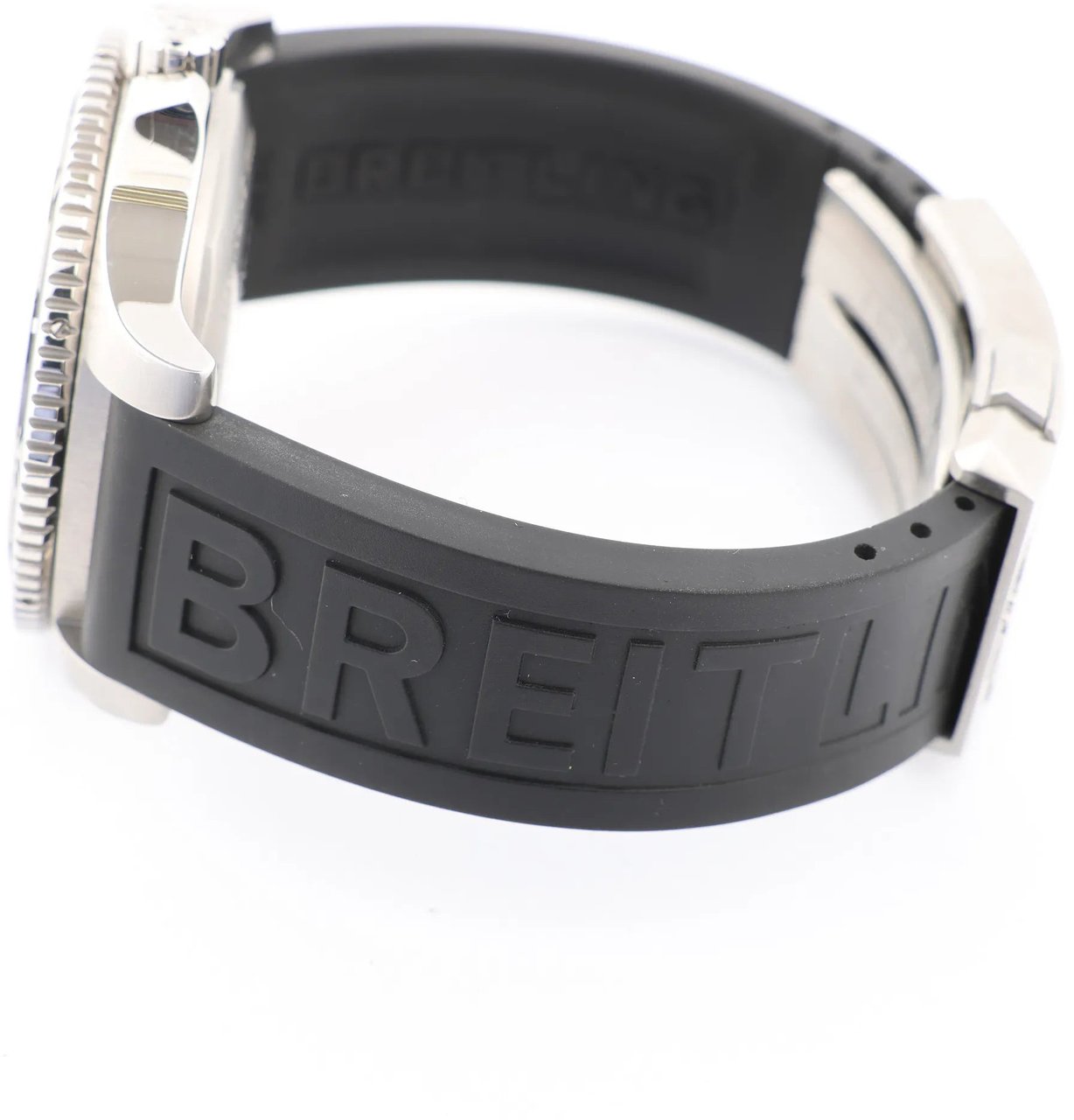 Breitling Breitling Superocean A17367 SS x Rubber AT Watch with Yellow Dial Geel